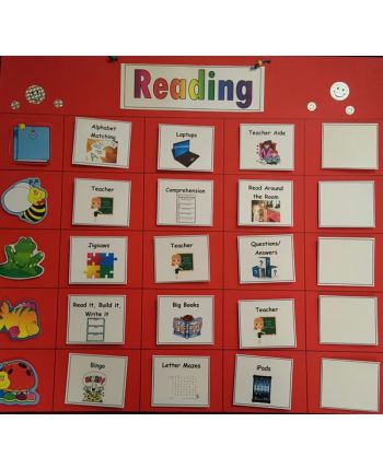 Reading Taskboard with Activity Cards- Junior Level