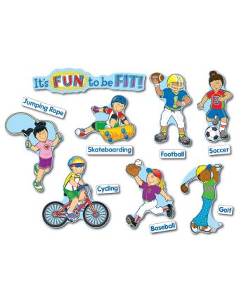 It's Fun to be Fit Bulletin Board Set CD110034