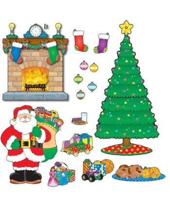 Christmas Scene Bulletin Board Set CD110062