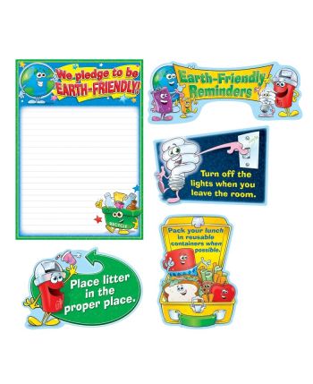 Earth Friendly Reminders Bulletin Board Set CD110108