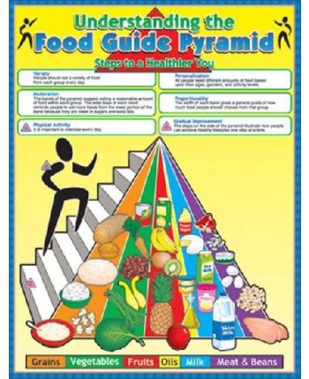 Understanding the Food Guide Pyramid Chart CD114042