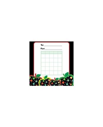 Mini Incentive Charts- Dots on Black Apples CTP1412