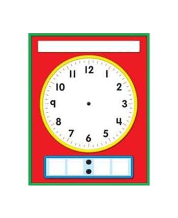 Write On/Wipe Away Clock Poster CD116002