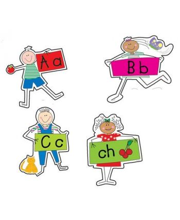 Alphabet Kids Bulletin Board Set CTP1596