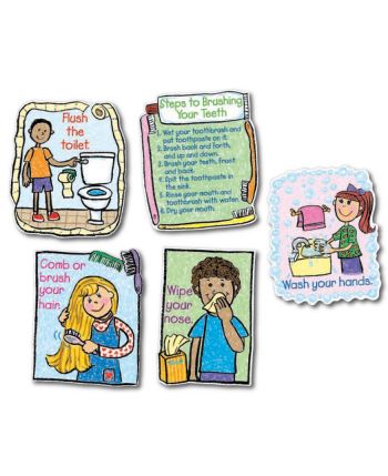 Hygiene - Kid Drawn Bulletin Board Set CD3258