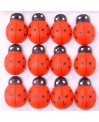 Wooden Ladybird Counters - MA047
