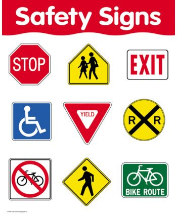 Safety Signs Chart CTP5695