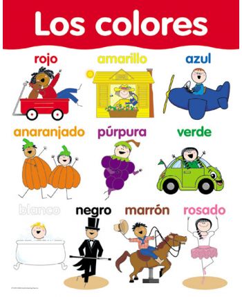 Spanish Colours Chart CTP5787