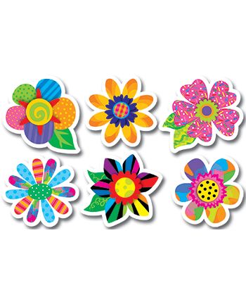 Mini Designer Cut-Outs- Spring Flowers CTP5880