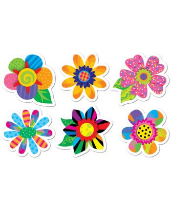 Poppin' Patterns Spring Flowers Designer Cut-Outs CTP5883