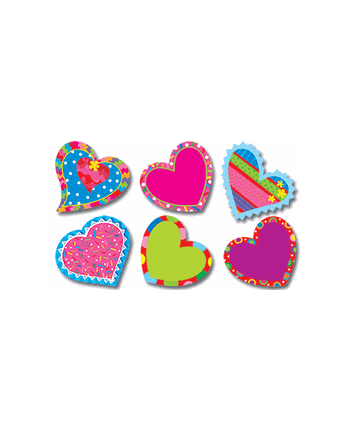 Jumbo Designer Cut-Outs - Happy Hearts CTP5885