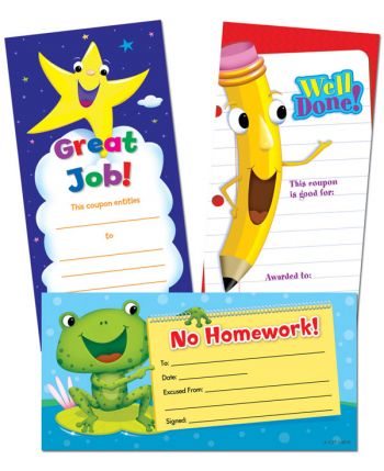 Classroom Management Incentive Coupons CTP5949