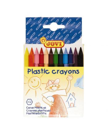 Jovi Plastic Crayons- Pack of 12
