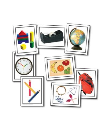 Things At School Photographic Learning Cards KE845017 