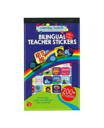 Teacher Stickers: Te Reo Sticker Pad with translation page