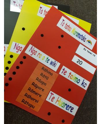 To tatou Maramataka Taskboard and Cards