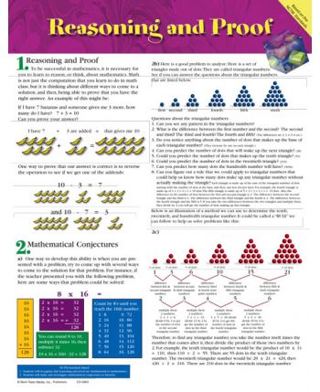 Reasoning and Proof Chart CD5963