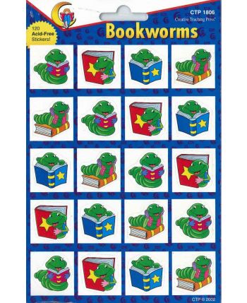 Bookworms Stickers CTP1806