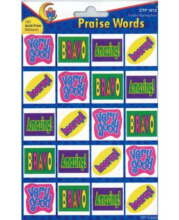 Praise Words Stickers CTP1812
