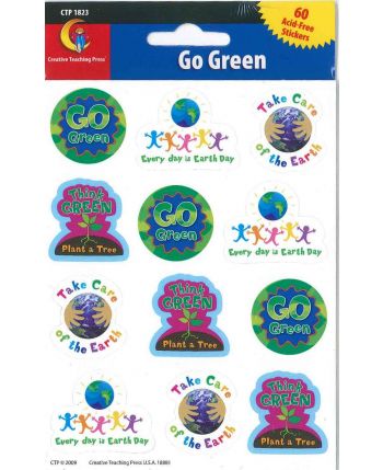 Go Green Stickers CTP1823