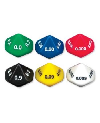 Decimal Dice - 22mm Bag of 3 - GA131