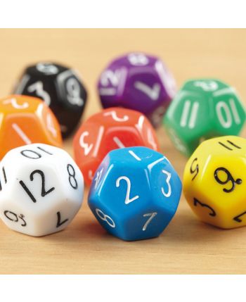 12 Sided Dice - Bag of 10 - GA300 