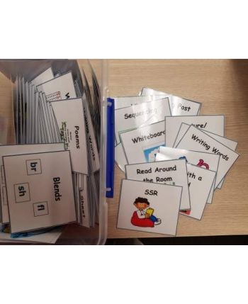 Reading Activity Cards for Taskboard- Junior Level