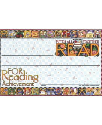 Pack of 25 'For Reading Achievement' Certificates TCM4506