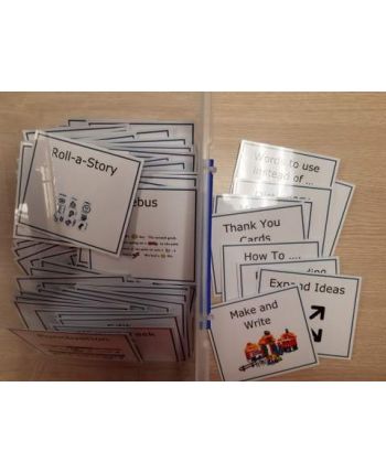 Writing Activity Cards for Taskboard